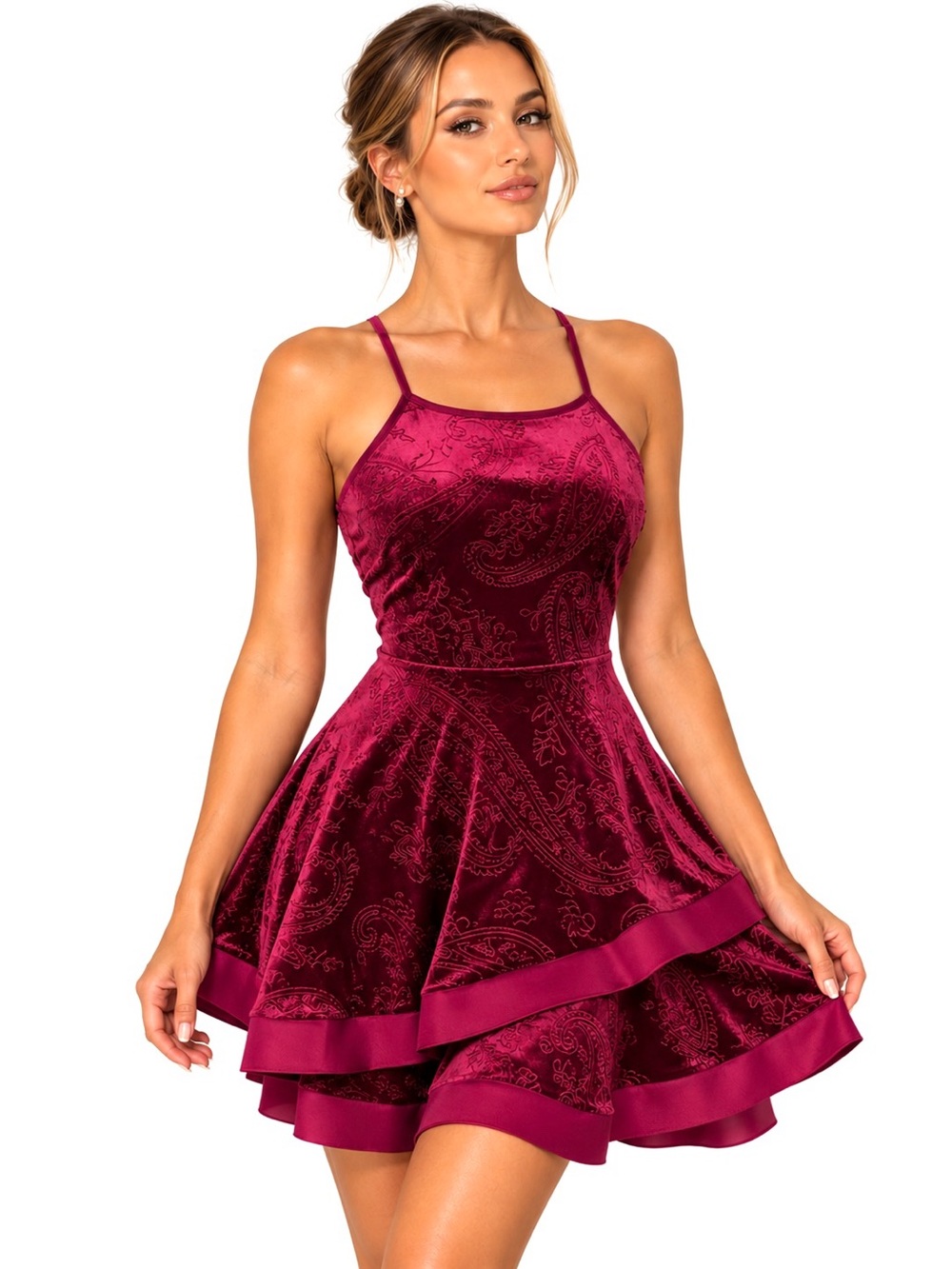 RICH VELVET DRESS - Picture 5 of 10
